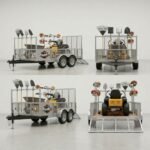 Trailerz Heavy-Duty Tandem Axle Landscape Utility Trailer with Integrated Tool Racks - Image 2