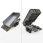 Trailerz Heavy-Duty Hydraulic Tilt Deck Box Trailer with Rear Loading Ramp - Image 2